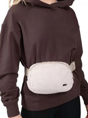 Lole Tan Fleece Belt Bag